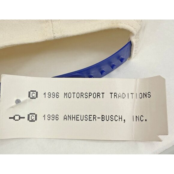 New VTG 90s Ken Schrader Bud Racing Snapback Hat #25 Cap Budweiser Embroidery - Picture 10 of 10